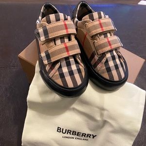 Burberry Little Kid's Mini Markham Check Sneakers